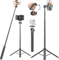 VRIG TP16 Camera Tripod, 55 inch Extendable Phone Selfie Stick Camera Tripod by VRIGSelect