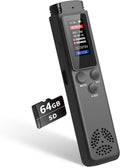 64GB Digital Voice Recorder Voice Activated Recorder by ScreenCleaner