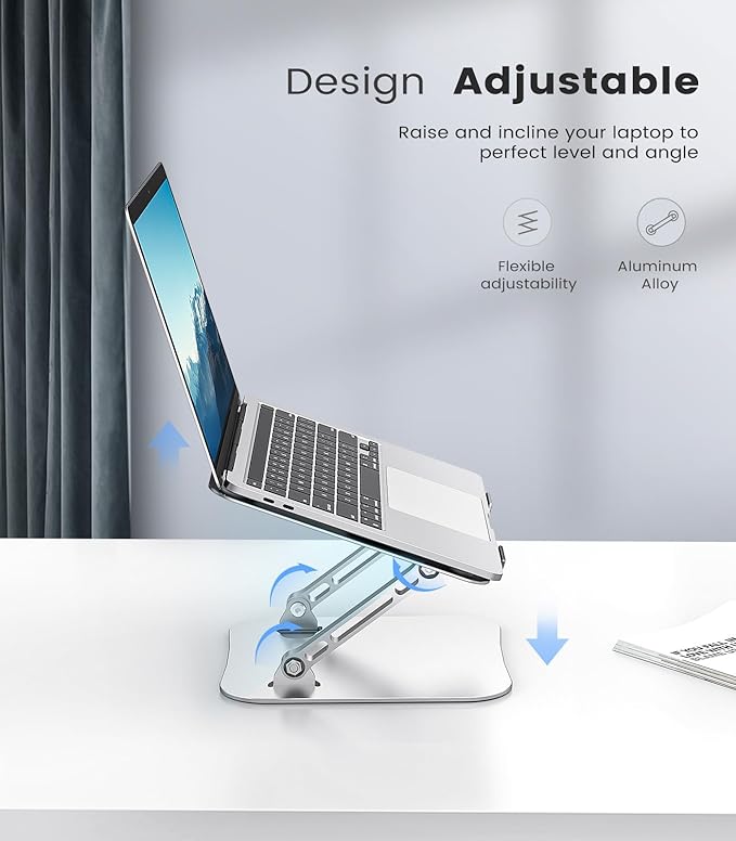 Laptop Stand Adjustable Computer Stand Sturdy Aluminum Laptop Stand - Image 4