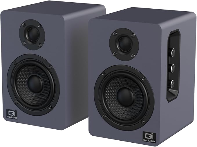 60W Computer Speakers for Desktop PC, 24-Bit Optical, Silk-Dome Tweeter by IBALL%C2%B7BOX