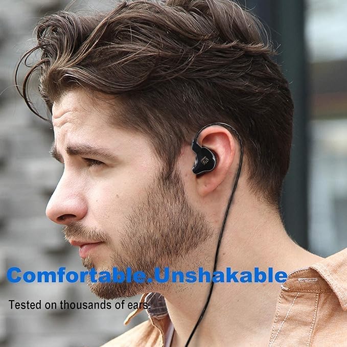YINYOO KBEAR in Ear Monitor Headphones KS1 Wired Earphones Super Bass Earbuds - Image 6