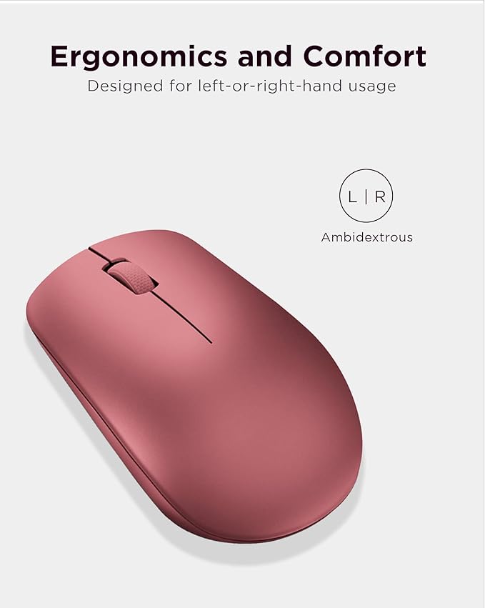 Lenovo 530 Full Size Wireless Computer Mouse - Image 4