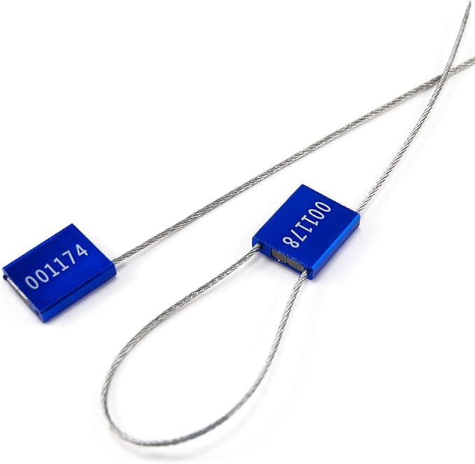 High Security Cable Seals Metal Container Seals Pull Tight Alumium Shipping - Image 3