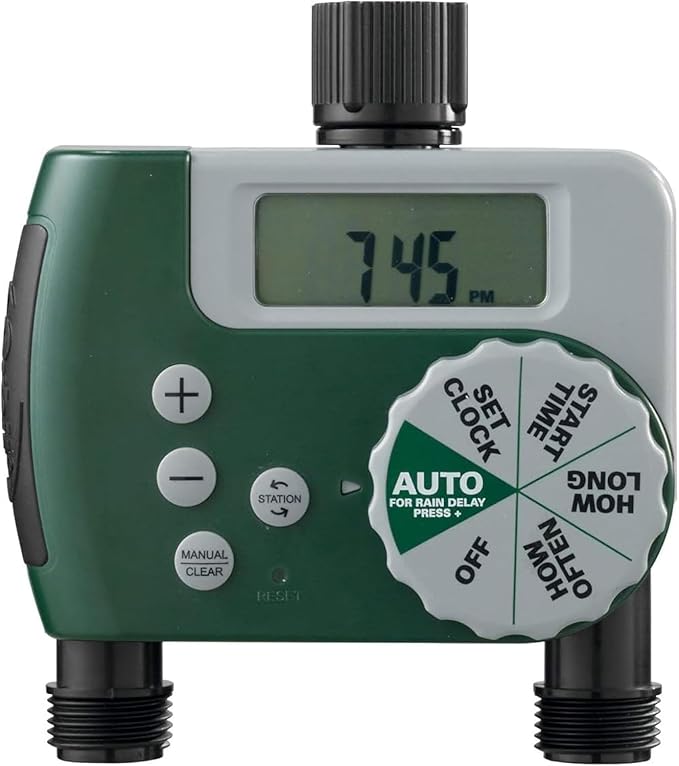 2-Pack Orbit 58910 Digital 2 Outlet Hose Faucet Timer by Orbit