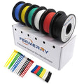 Fermerry 20 AWG Stranded Wire Spool 25ft Each 6 Colors Flexible 20 Gauge by Fermerry+Technology++