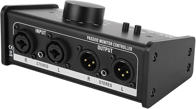Big Knob Passive Monitor Controller, XLR and 3.5mm Interface Large Volume Knob - Image 9
