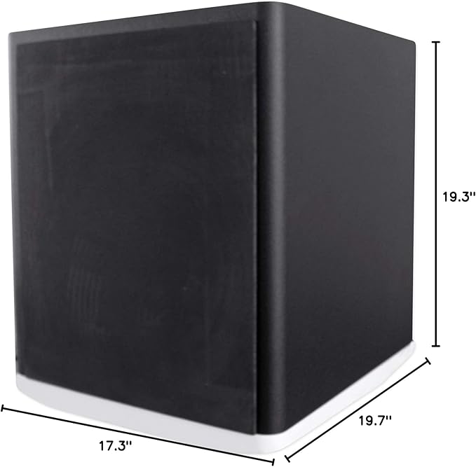 Rockville APM10W Active Studio Subwoofer in White, MDF Wood, RCA/XLR/Optical - Image 9