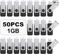 TOPESEL 50PCS 1GB USB 2.0 Flash Drives Bulk Pack Swivel Memory Stick Thumb by TOPESEL