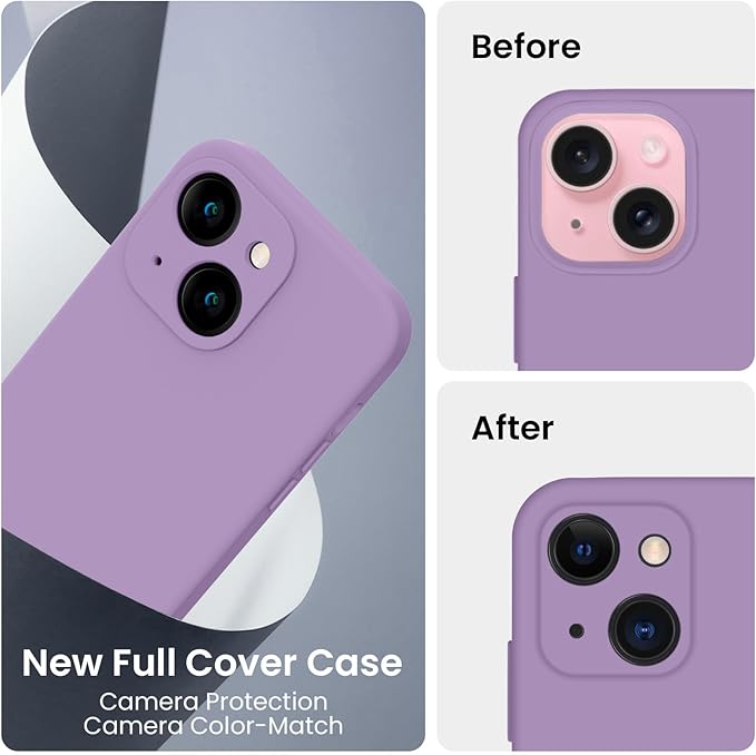 FireNova Designed for iPhone 15 Plus Case, Silicone Case with, Soft - Image 3
