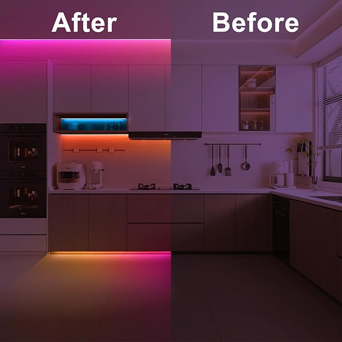 6.56ft Bluetooth RGB+IC COB Led Strip Light - Image 6