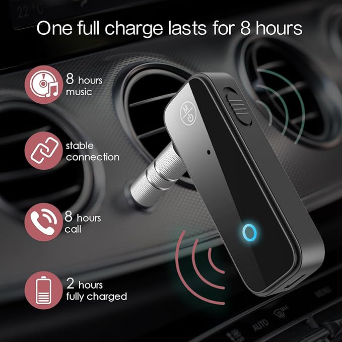 LOFICOPER Bluetooth Transmitter Receiver, Aux Bluetooth 5.0 Adapter - Image 3
