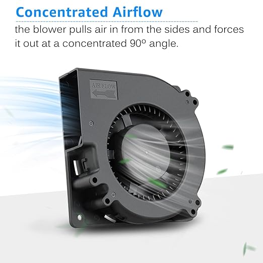 GDSTIME 120mm x 32mm USB Blower Fan - Image 4
