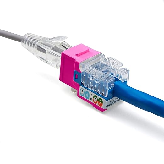 trueCABLE Cat6A Keystone Jack, Unshielded, 90 Degree Punch-Down, UL Listed - Image 7