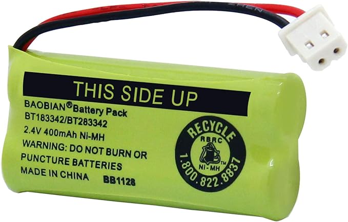 BT183342/BT283342 2.4V 400mAh Ni-MH BT166342/BT266342 BT162342/BT262342 - Image 5