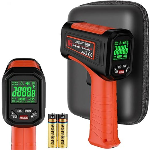 -58℉~3272℉ Infrared Thermometer IR Gun, High-Temp Digital Temperature Gun by SURPEER