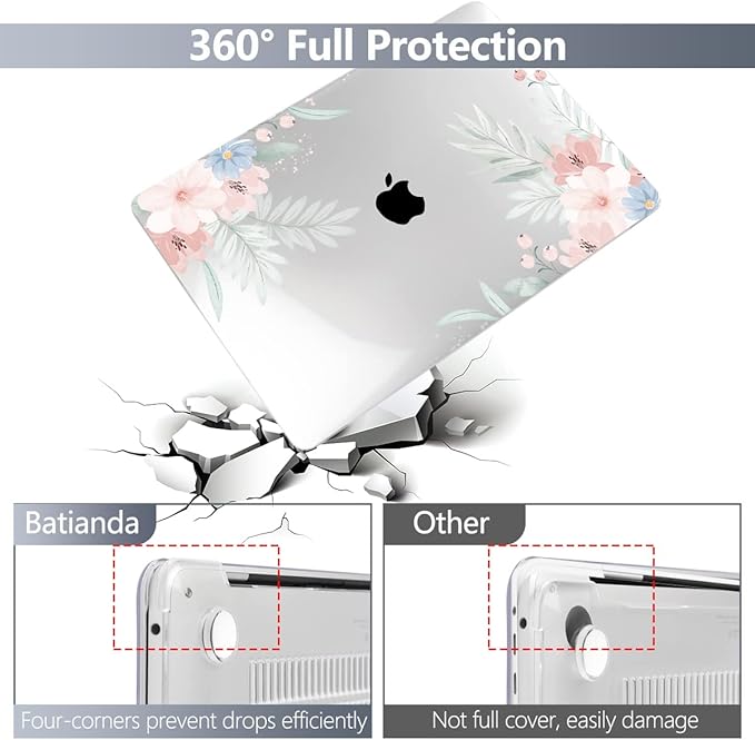 Batianda Design Case for M1 MacBook Air 13 Inch Model A2337 A2179 A1932 2021 - Image 6