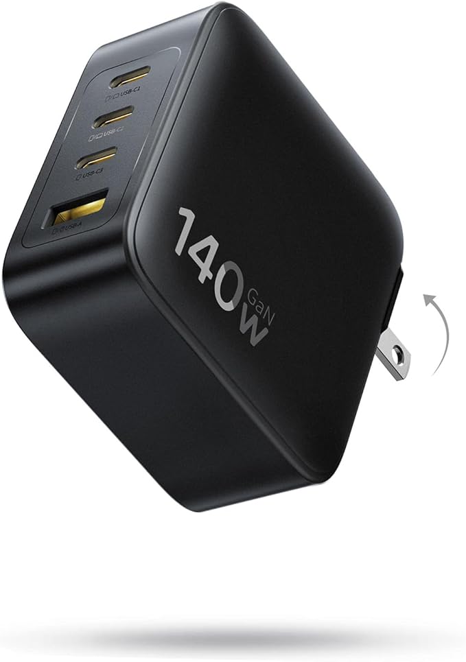 Baseus PD3.1 140W USB C Charger, PPS Fast Charger Type C, Fast Charging Block by Baseus
