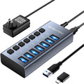Powered USB 3.1 Hub, ACASIS 7 Ports USB 3.1 Hub by ACASIS