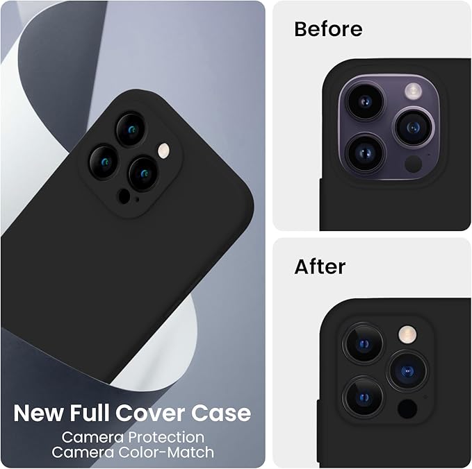 FireNova for iPhone 14 Pro Case, Silicone Upgraded Phone Case with, Soft - Image 3