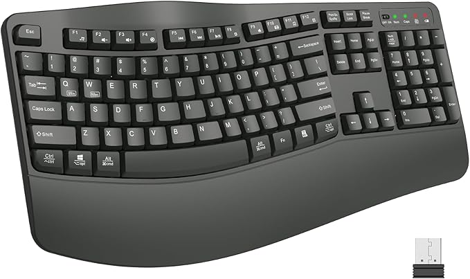 EDJO Ergonomic Wireless Keyboard by EDJO