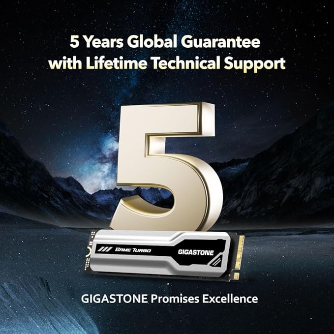 Gigastone M.2 SSD 2TB PCIe 3.0 NVMe SSD 3, 500MB/s Internal Gaming Solid State - Image 6