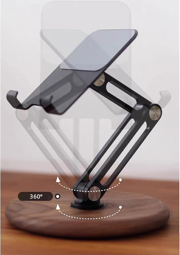 iPhone Stand for Desk, Phone Stand Adjustable Foldable, Cell Phone Holder 360 ° - Image 7
