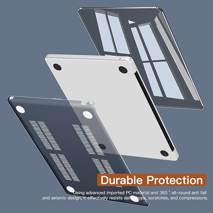 CISSOOK Hard Shell Case for MacBook Air 13.6inch A2681 M2 A3113 M3 Chip - Image 4