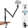 Overhead Camera Mount for Desk, 30.9" Foldable Camera Desk Mount Stand by Jubor