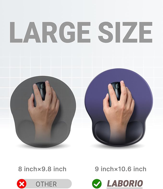 Ergonomic Mouse Pad Wrist Support, Comfortable Mouse Pad Wrist Rest, Relieve - Image 4