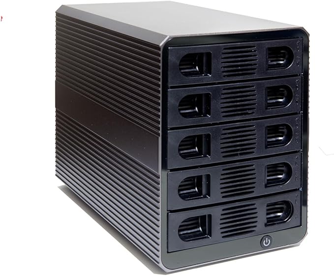 5 Bay USB 3.2 Type-C 10Gbps Daisy-Chain Hard Drive Enclosure DAS, Support 120TB - Image 2