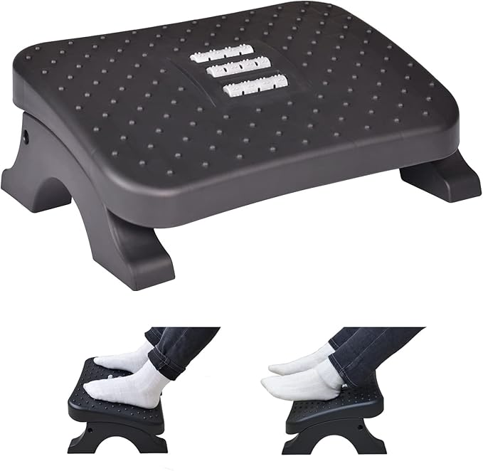 Scalebeard Under Desk Footrest, Ergonomic Foot Stool by Scalebeard