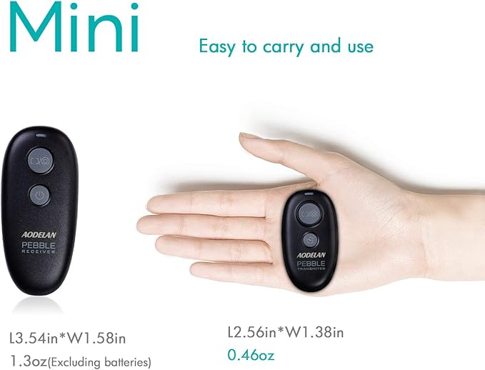 AODELAN Camera Wireless Shutter Release Remote Control - Image 3