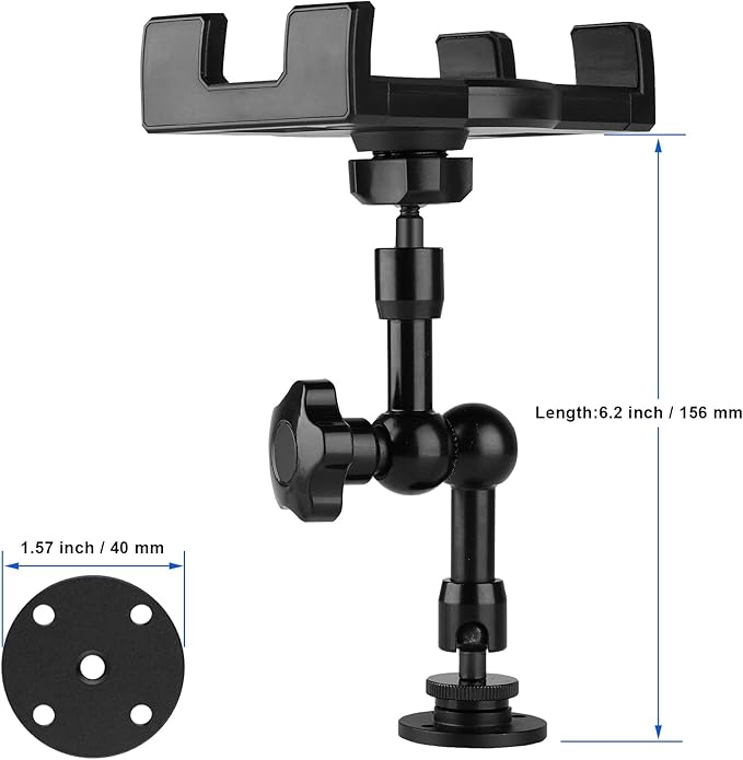 Heavy Duty Drill Base iPad Mount, Tablet Holder - Image 7