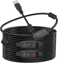 LDKCOK 100FT Active USB Extension Cable 2.0 Male to Female by LDKCOK