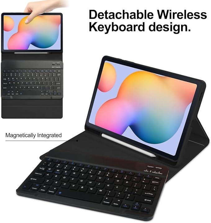 Rainbow Backlit Keyboard Case for iPad Pro 13 inch 2024 - Image 2