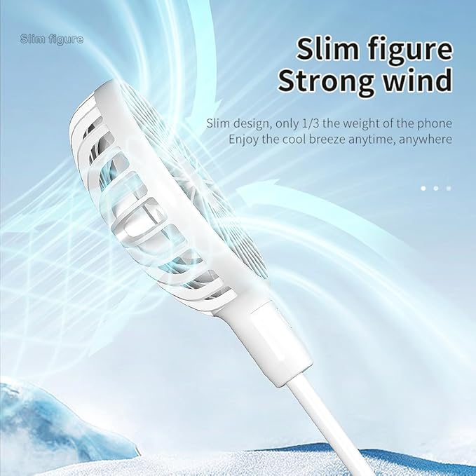USB Fan, Mini Portable Fan for 360° Rotation, Small Personal Fan for Home Office - Image 8