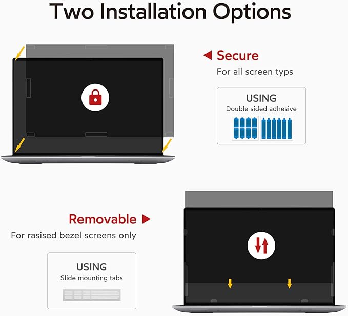 bersem 2 Pack 15.6 Laptop Privacy Screen - Image 5