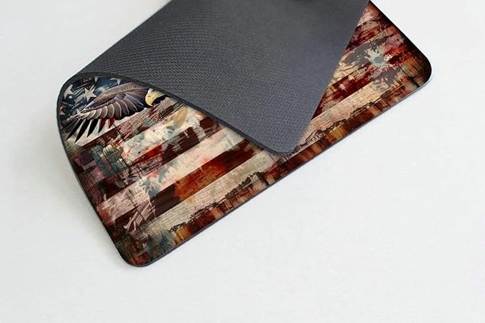 Square Mouse Pad Patriotic Bald Eagle - Image 4