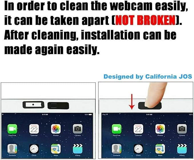 Webcam Cover, 0.03 inch Ultra Thin Laptop Camera Cover Slide - Image 7