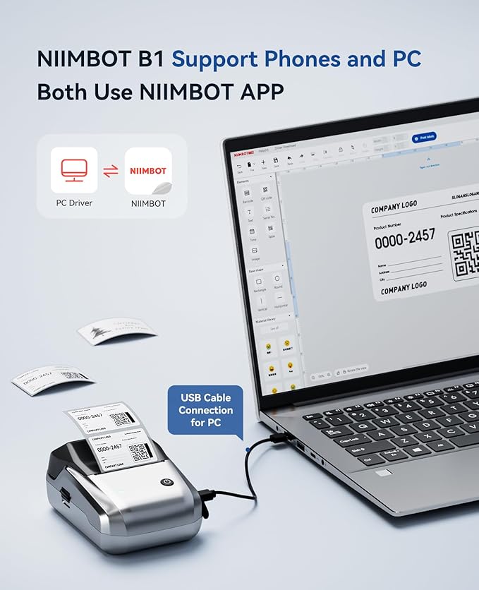 NIIMBOT B1 Label Maker Machine - Image 7