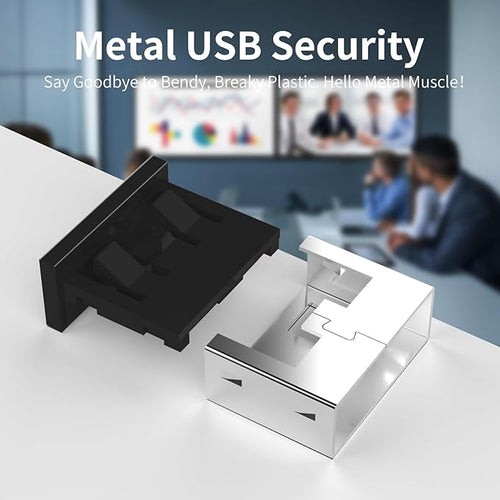 100PCS USB Metal Port Lock Blocker - Image 2