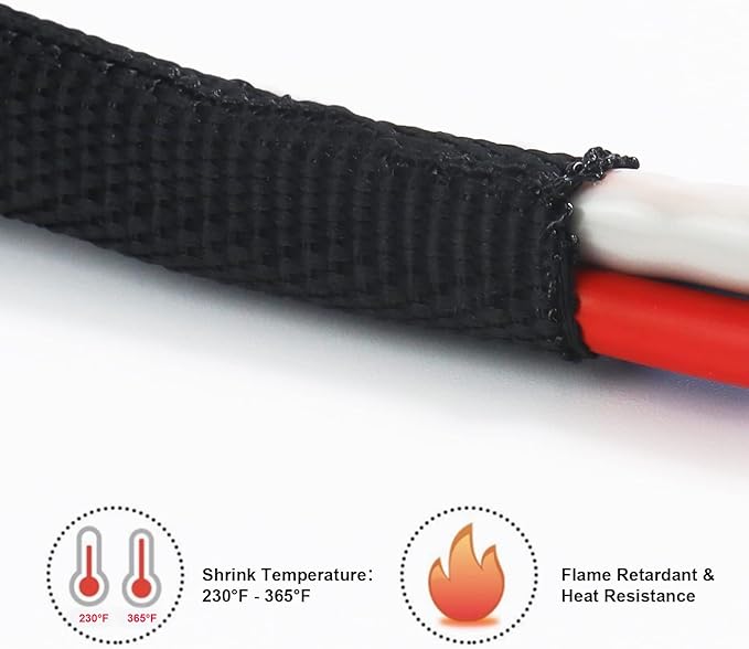 Heat Shrink Fabric Tubing Braided Sleeving 2:1 - Image 7