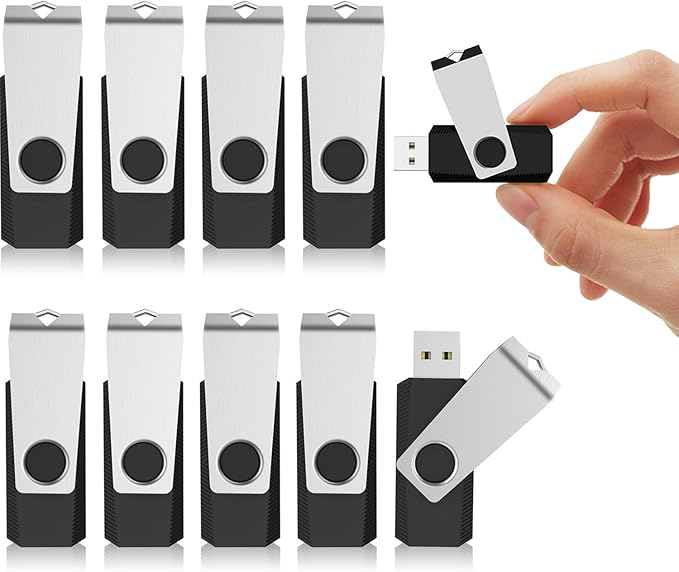 KEXIN 10 Pack 32GB USB Flash Drive Bulk Flash Drive Thumb Drive Memory Stick by Home
