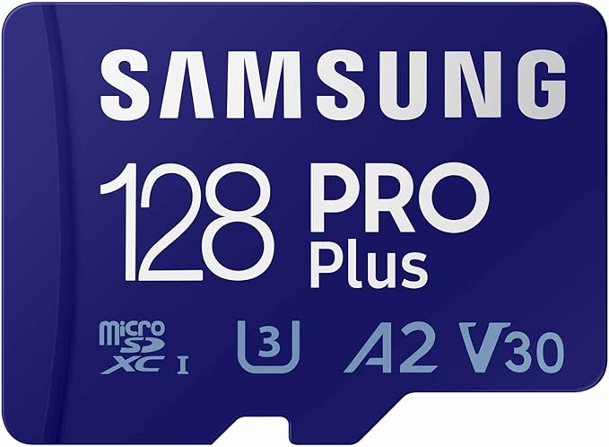 Samsung PRO Plus microSD Memory Card + Adapter, 128GB microSDXC, Full HD & 4K by Samsung%C2%AE