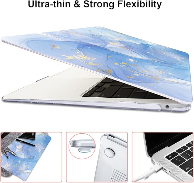 Compatible with MacBook Air 13 inch Case 2021 2020 2019 2018 M1 A2337 A2179 - Image 6