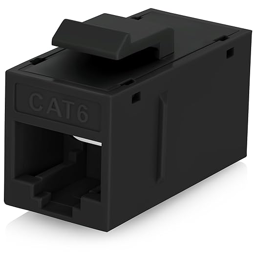 Everest 6-Pack Cat6 RJ45 Keystone Coupler by EverestMediaSolutions