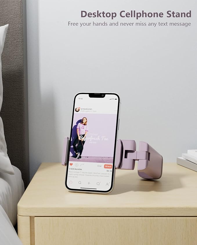 MiiKARE Travel Essentials Airplane Phone Holder, Universal Handsfree Phone Mount - Image 6