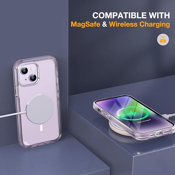 Miracase Magnetic for iPhone 14 Case 6.1'', Full-Body Bumper Phone case - Image 6
