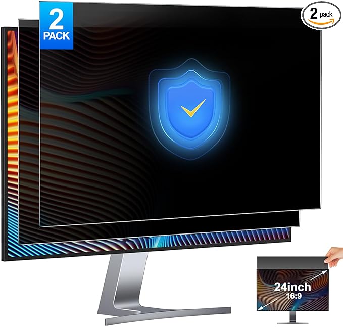 24 Inch Privacy Screen for Monitor Computer Screen Privacy Filter for 16:9 by JEAPKA