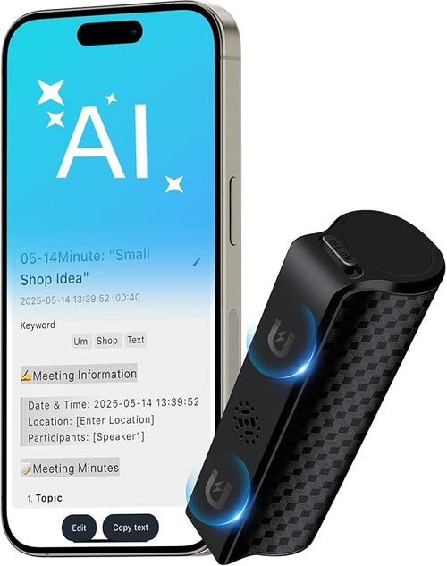128G Magnetic AI Voice Recorder, Smart Audio Recorder by Unknown